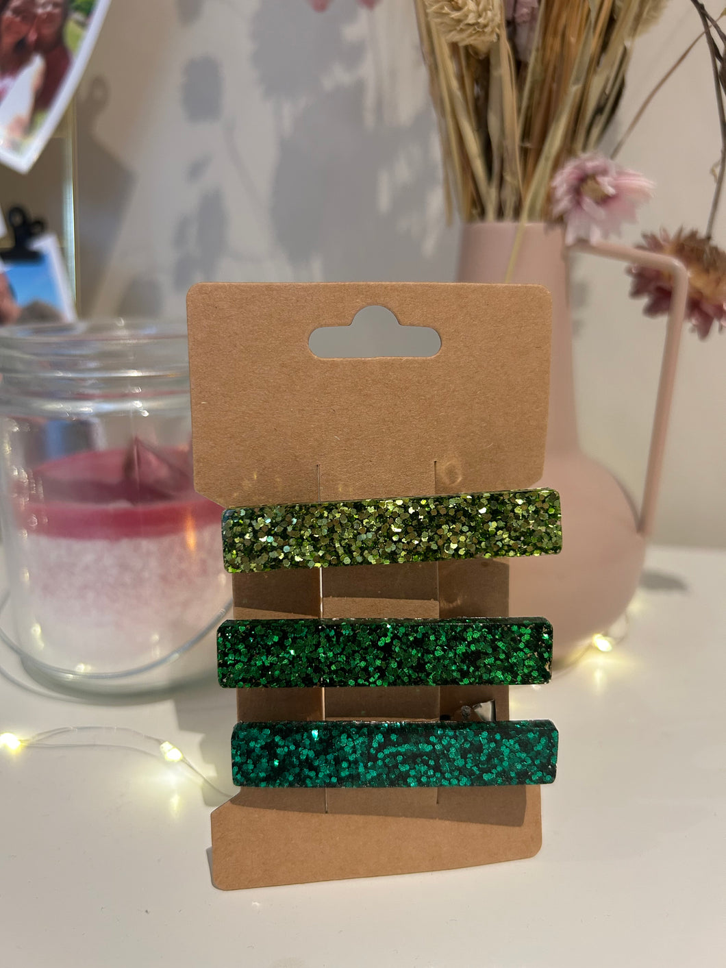 Trio pinces « Elyne » - vert